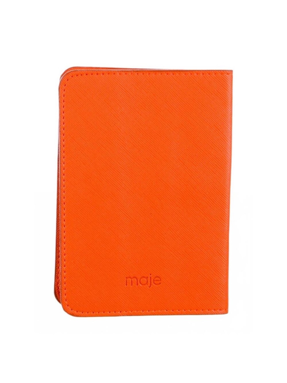 Maje Orange passports hodler/ Case - nwt